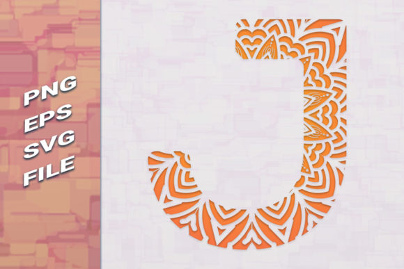 AlphabLetter J Pop Art for Handmade Crafts and Design Projects