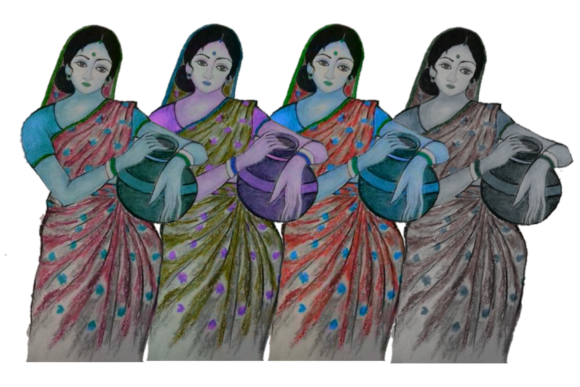 Bride of Bengal Graphics: A Freebie with Crochet Charm for Handmade Creations