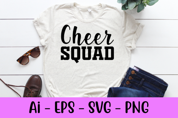 Cheer Squad SVG: A Versatile Graphic Design Asset for Creative Sellers