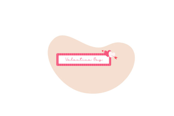 Happy Valentineβs Day Tag Illustration β A Versatile Freebie for Crafters