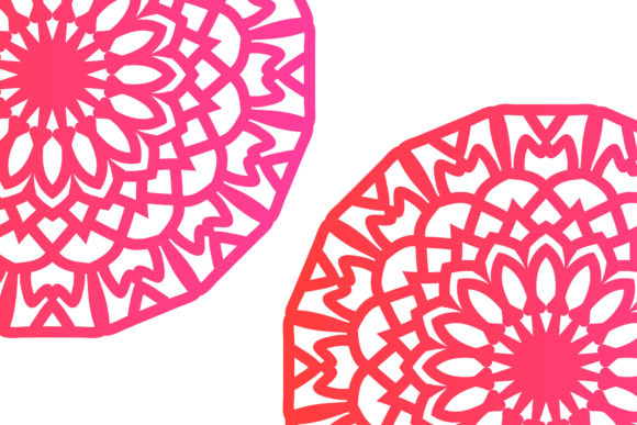 Mandala Fill Line Color Background Art for Local Business Branding