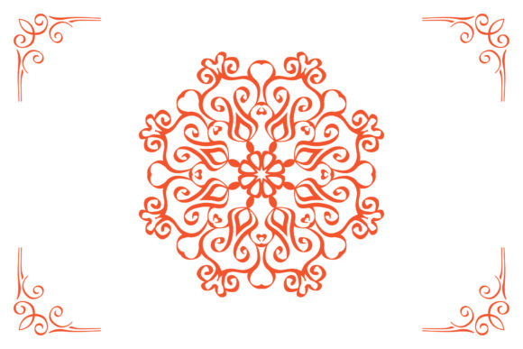 Mandala Frame Pattern: A Versatile Graphic Design Freebie for Local Branding