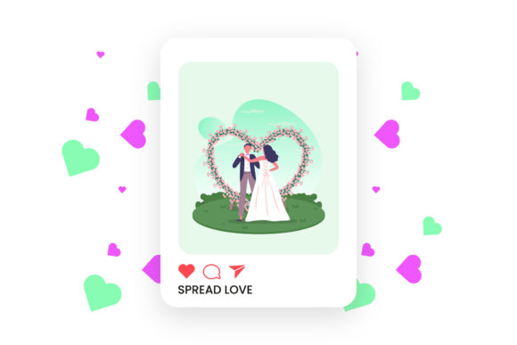 Valentine Feeds Dancing Couple Design: A Versatile Graphic for Creative Projects