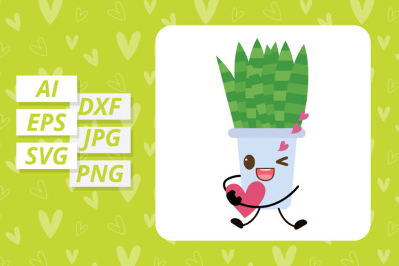 Valentine Plant Character: A Versatile Graphic Design Asset for Creative Marketers