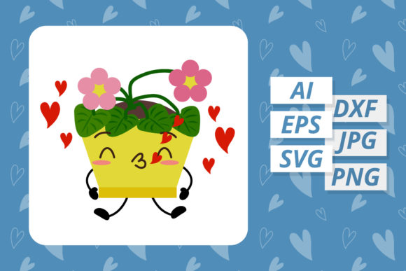 Valentine Plant Illustration: A Graphics Freebie for Romantic Branding