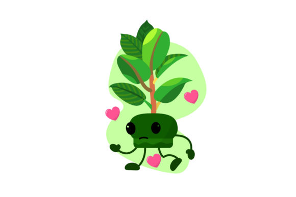 Valentine Romantic Plant Graphics for Small Business Freebies