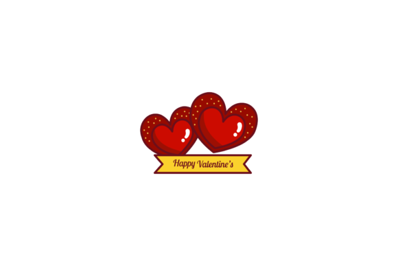 Valentine Two Love Elements: A Versatile Graphic Design Freebie for Marketing and Branding